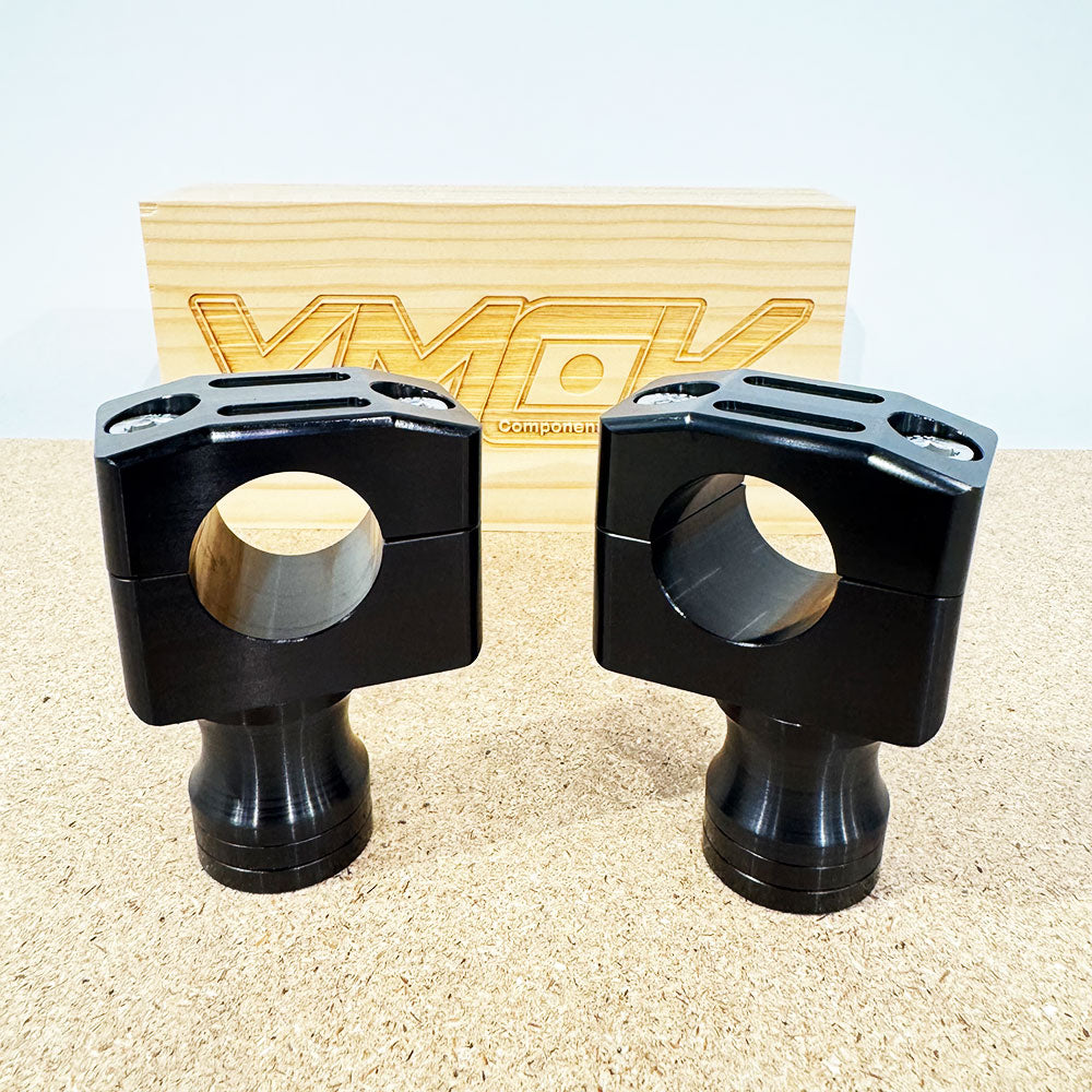 YMCK CNC Billet Top Triple Clamp & Handle Riser for Yamaha XSR900 (2016–2021) X916TBR