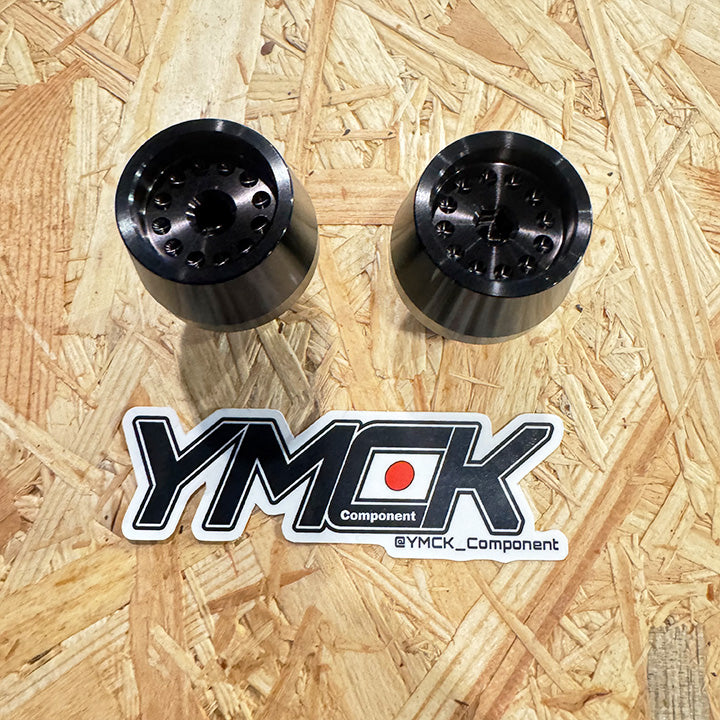 YMCK CNC Billet Bar-End Mirror Conversion Kit for Yamaha XSR900 / XSR900GP BMCA2W