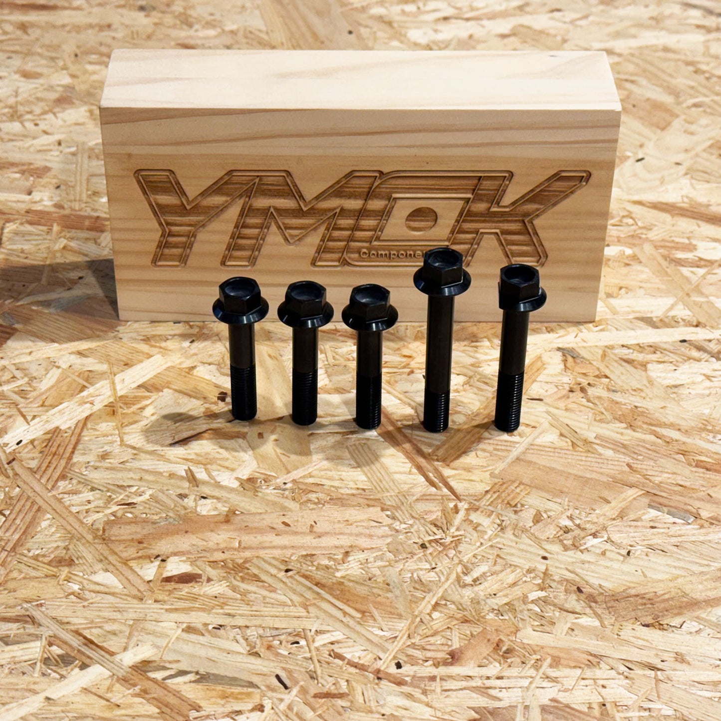 YMCK Chromoly Hollow Rear Suspension Link Bolt Kit 430XM9B5