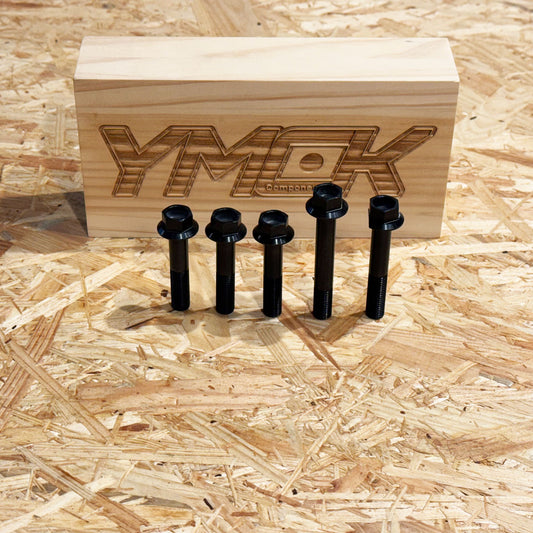 YMCK Chromoly Hollow Rear Suspension Link Bolt Kit 430XM9B5