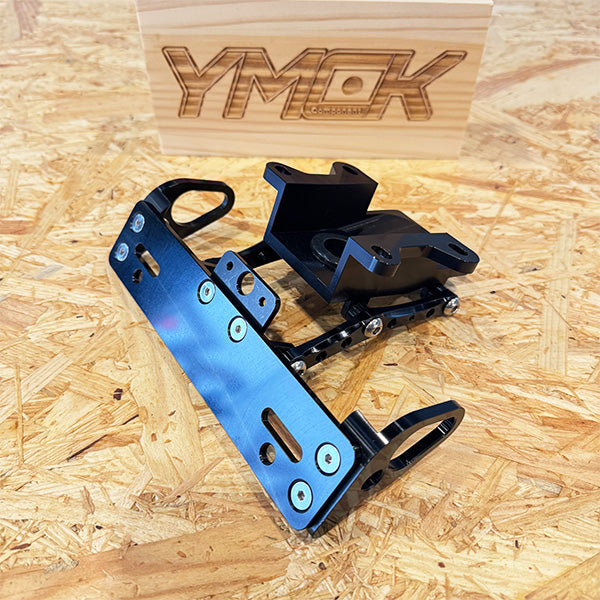 YMCK CNC Billet License Plate Holder for Yamaha MT-07 /  Y-AMT (2025–) FEYM725W