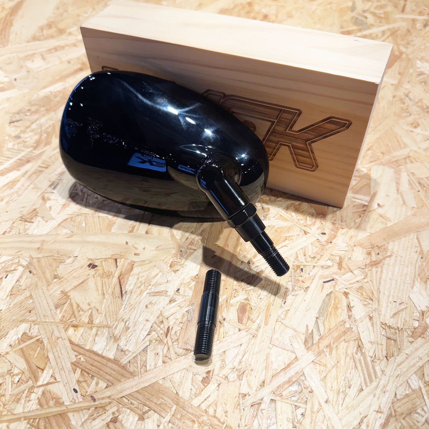 YMCK CNC Billet Mirror Pole 18MPB