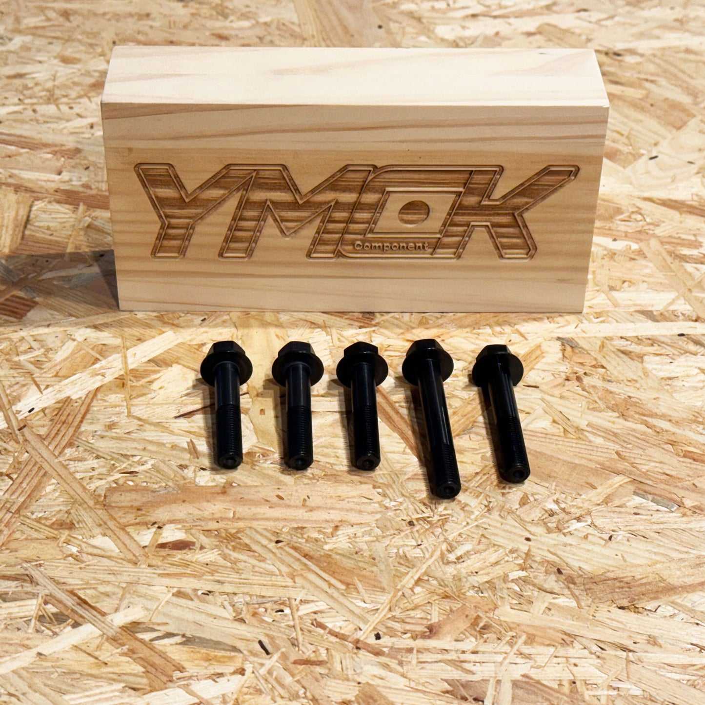YMCK Chromoly Hollow Rear Suspension Link Bolt Kit 430XM9B5