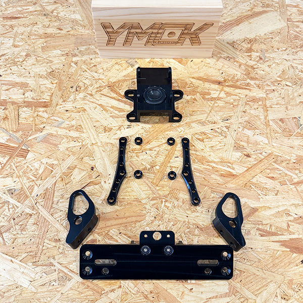 YMCK CNC Billet License Plate Holder for Yamaha MT-07 /  Y-AMT (2025–) FEYM725W