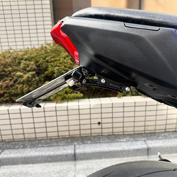 YMCK CNC Billet License Plate Holder for Yamaha MT-07 /  Y-AMT (2025–) FEYM725W