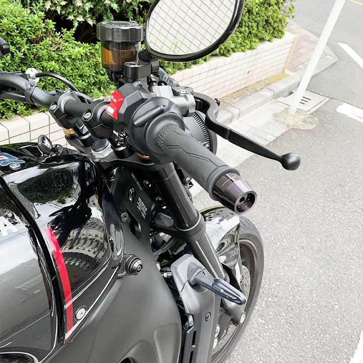 YMCK CNC Billet Bar-End Mirror Conversion Kit for Yamaha XSR900 / XSR900GP BMCA2W