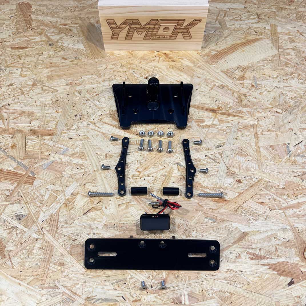 YMCK CNC Billet License Plate Holder for Yamaha XSR900 (2016–2021) FEYX916