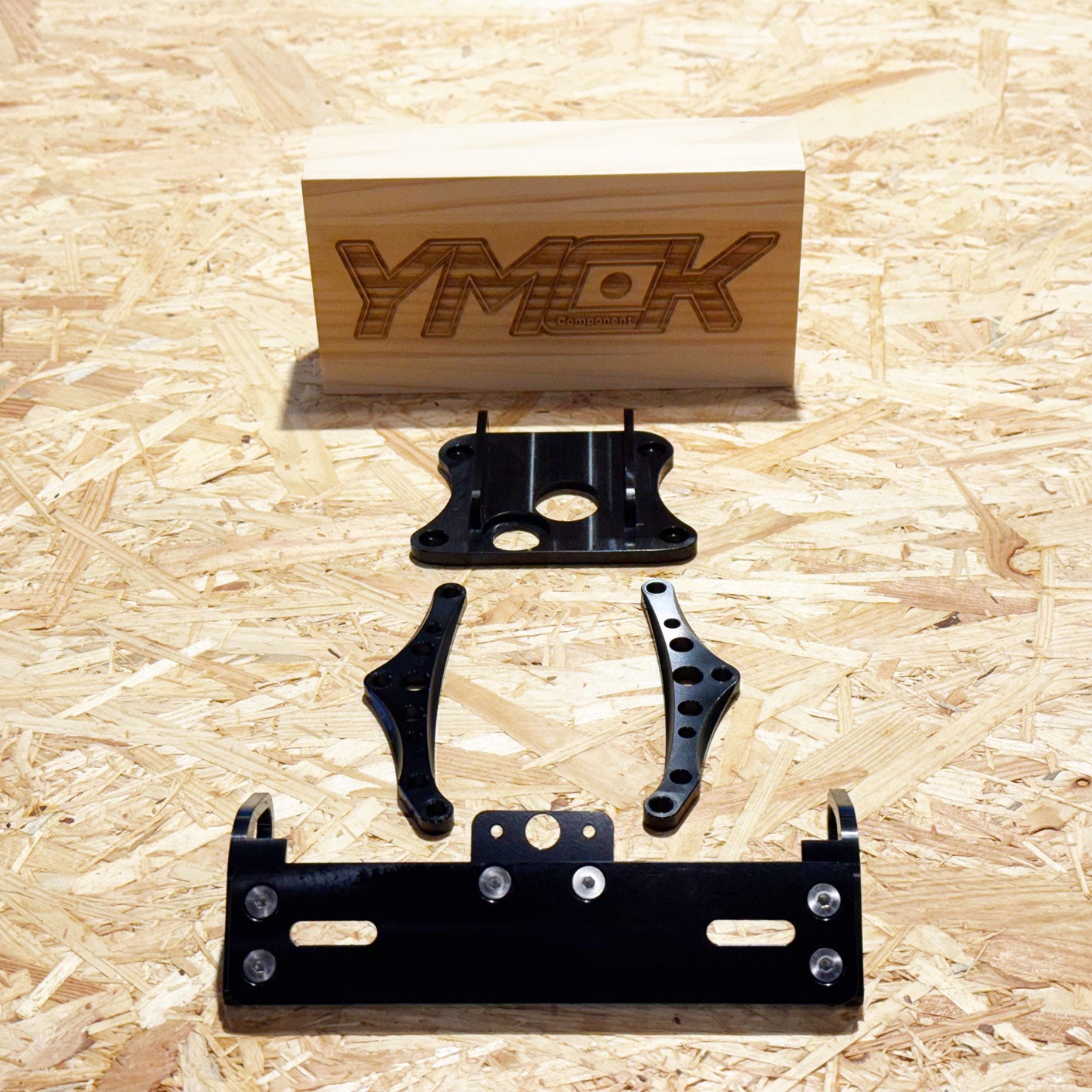 YMCK CNC Billet License Plate Holder V2 for Yamaha XSR900 (2022–) / XSR900GP (2024–) FEYX922V2W
