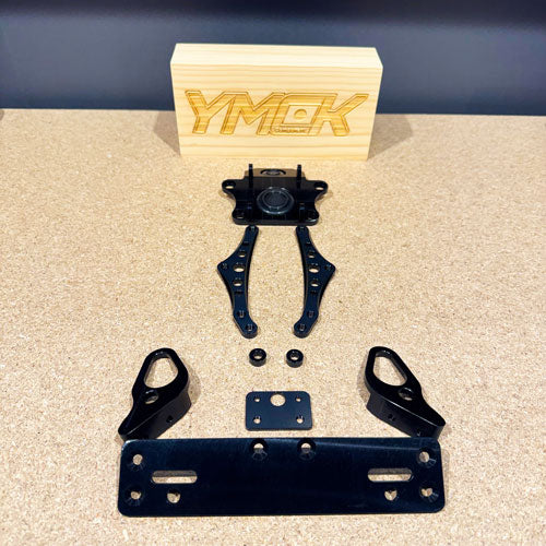 YMCK CNC Billet License Plate Holder for Yamaha MT-10 (2017–) FEYM1017W