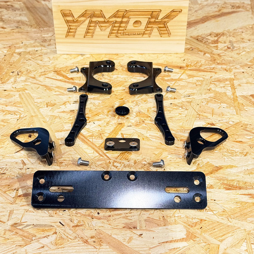 YMCK CNC Billet License Plate Holder for Yamaha YZF-R9 (2025–) FEYR925W