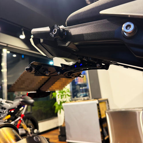 YMCK CNC Billet License Plate Holder for Yamaha MT-10 (2017–) FEYM1017W