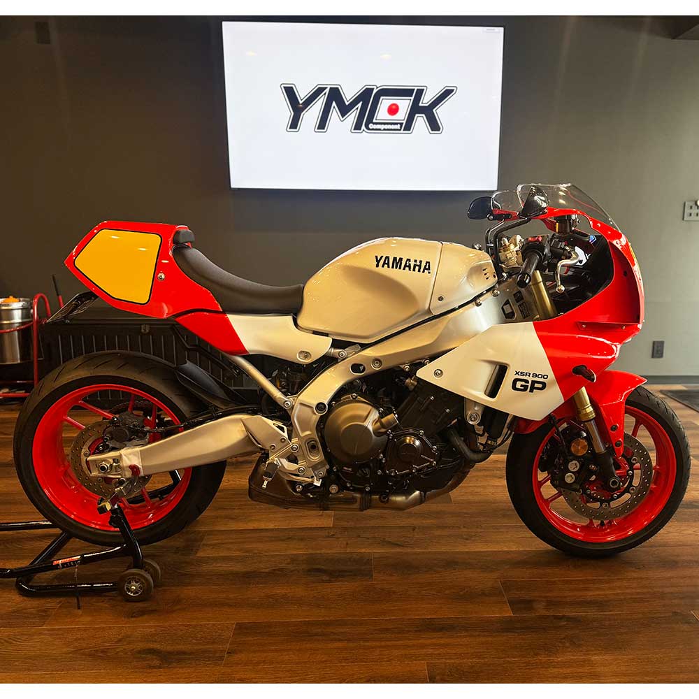 YMCK CNC Billet License Plate Holder V2 for Yamaha XSR900 (2022–) / XSR900GP (2024–) FEYX922V2W